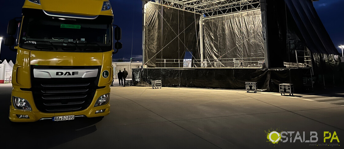 Aufbau Freestage XXL Würth 2023
