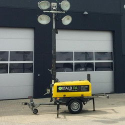 Wacker Lichtmast LTN 6L, fahrbar, 4 x 1000 W